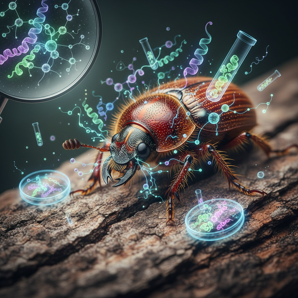 27 neue Enzyme im Borkenkäfer entdeckt: Wie Ips typographus Pheromone herstellt