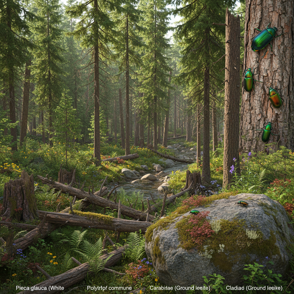 Vielfalt der heimischen Wälder: Ein umfassendes Dataset zu Biodiversität in hemiborealen Wäldern