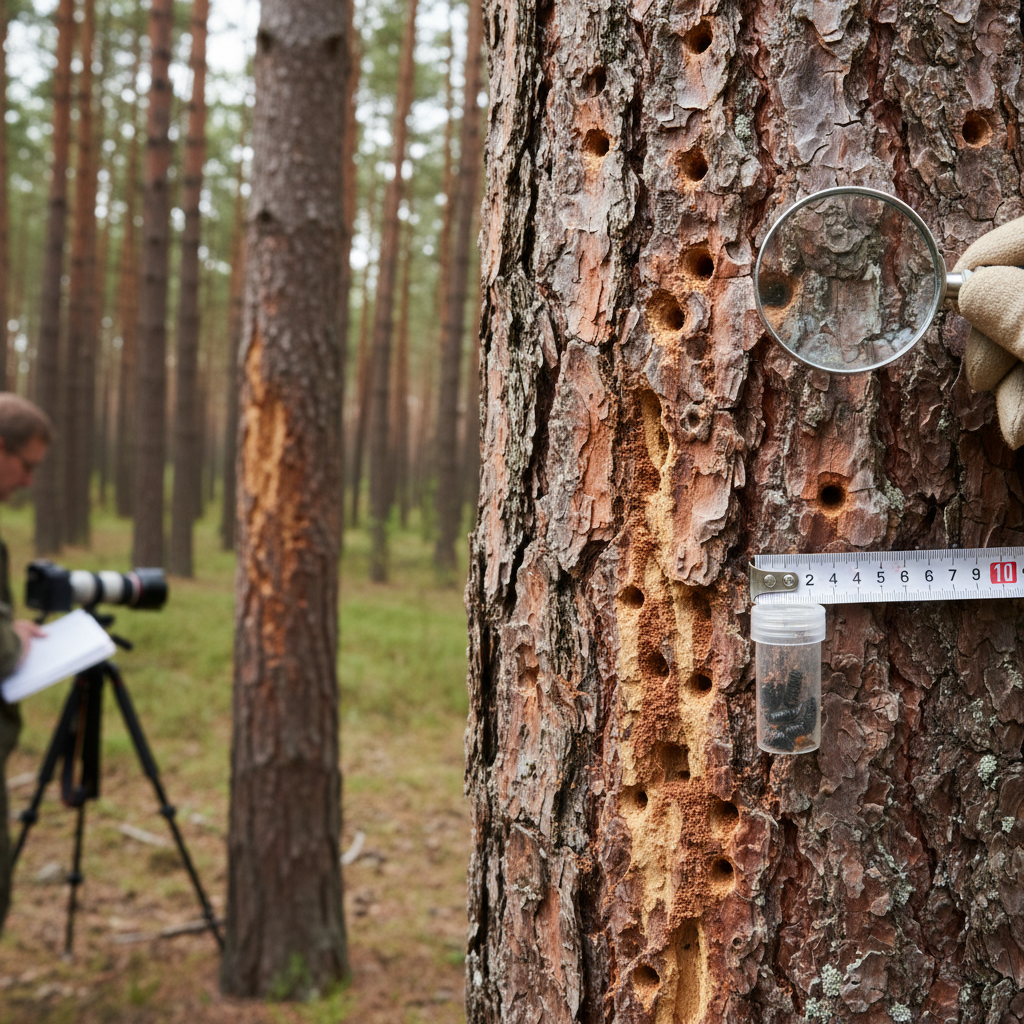Borkenkäfer im Kiefernwald – Clusterbildung als Schlüssel für gezielte Bekämpfung in Nordamerika