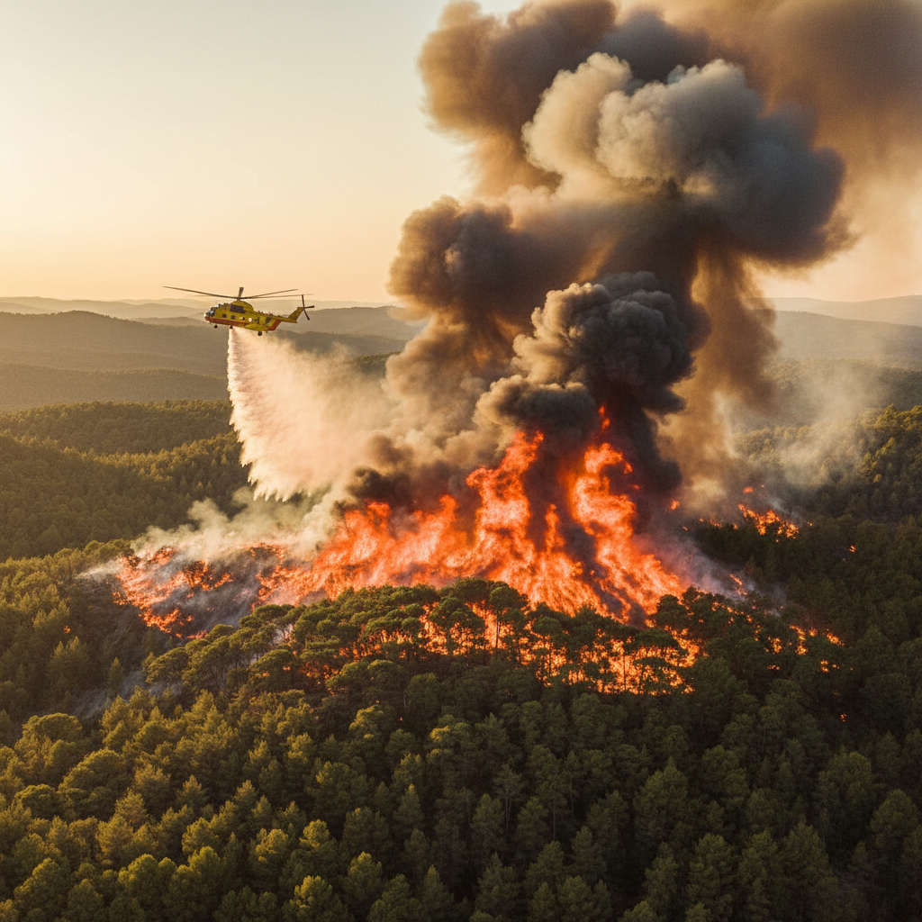 Südeuropas Waldbrandrisiko hat sich in 44 Jahren mehr als verdoppelt